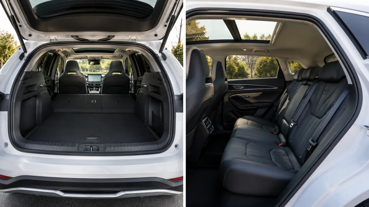 Interior premium dos veículos BYD da RotasSul Transfer para transfers na Serra Gaúcha